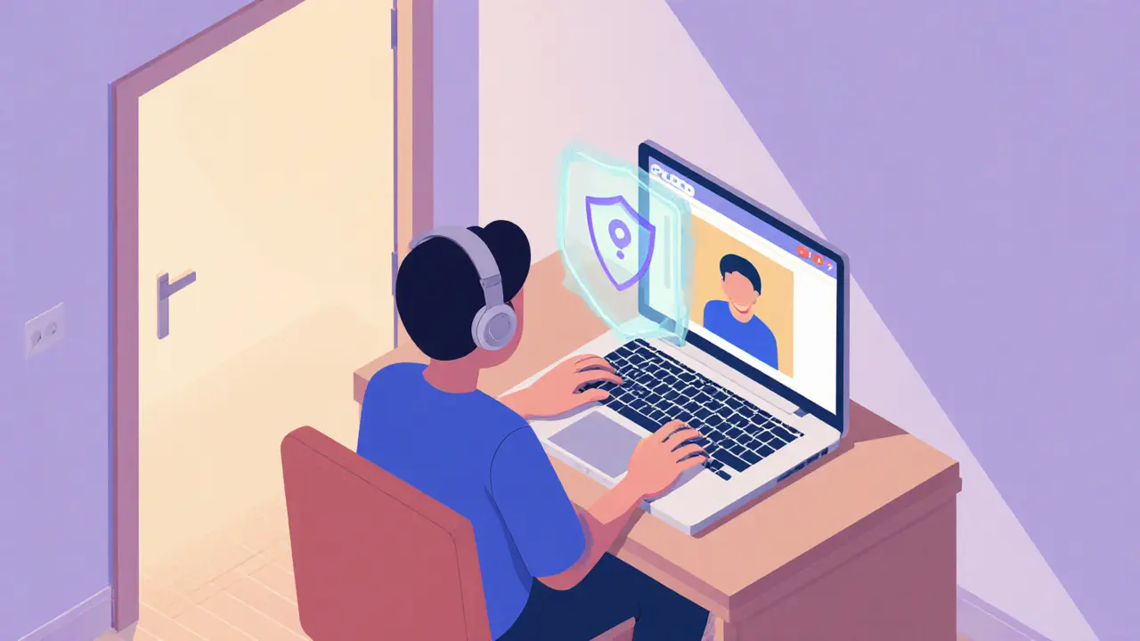 Soukromí v online terapii - praktické tipy pro bezpečné sezení