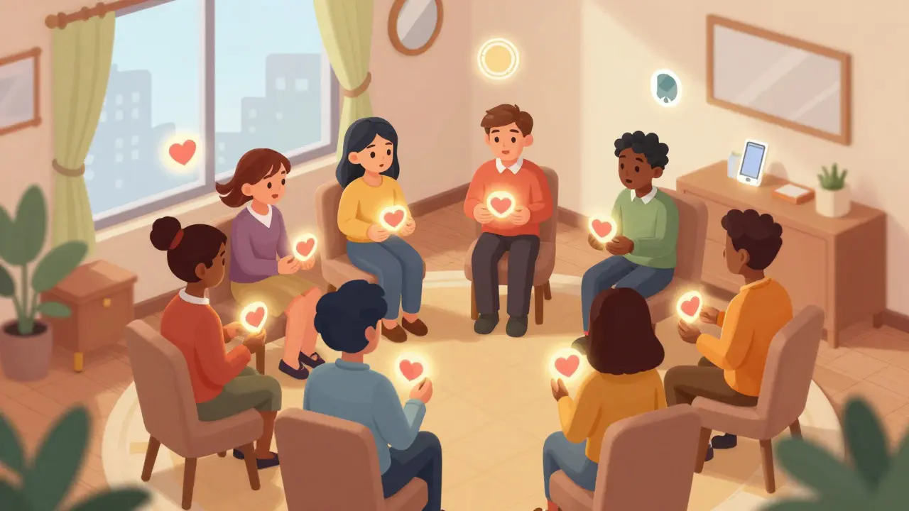 Podpůrné skupiny pro poruchy příjmu potravy: Jak vrstevnická podpora pomáhá při uzdravení