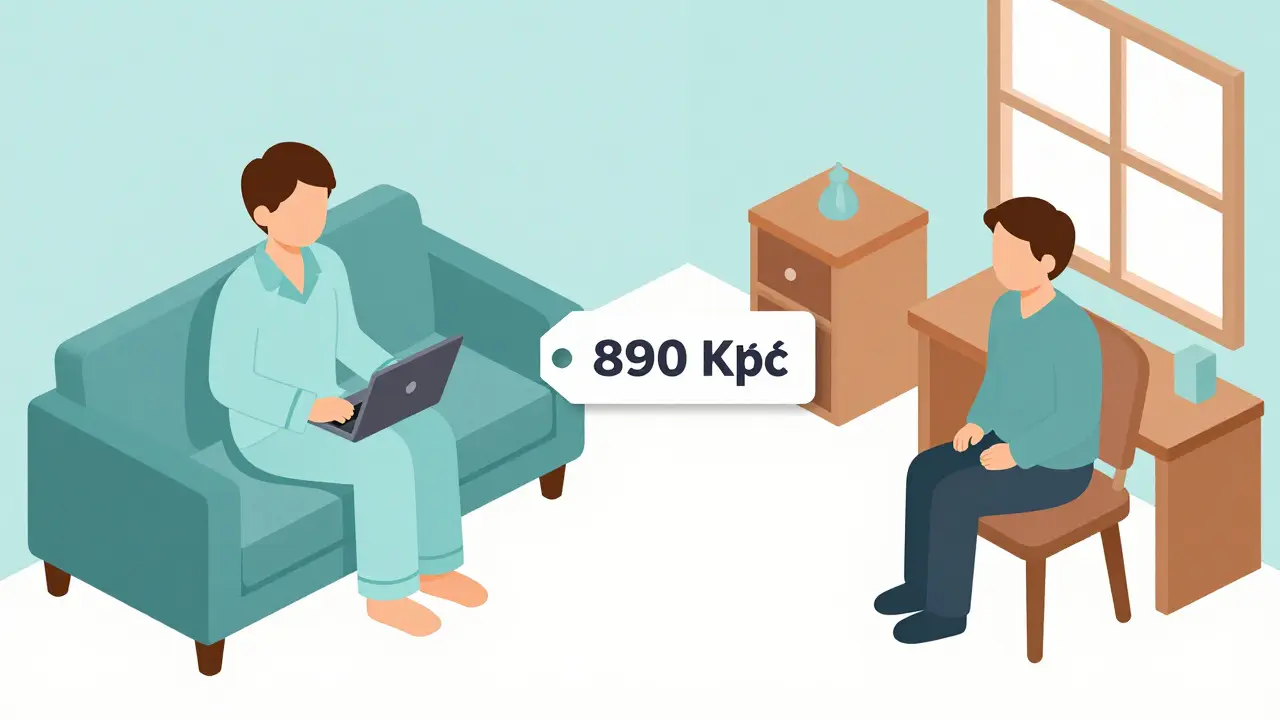 Cenové srovnání online a osobní terapie: Co ovlivňuje cenu teleterapie v Česku 2026