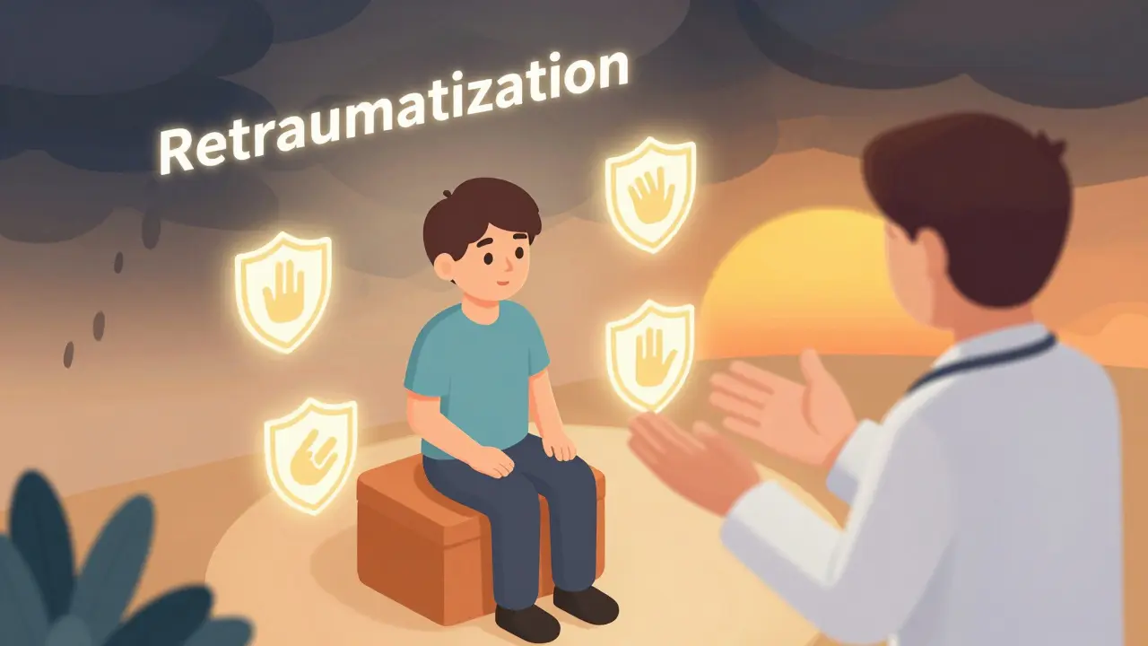 Může terapie traumatu retraumatizovat? Bezpečnostní zásady, které zachraňují životy