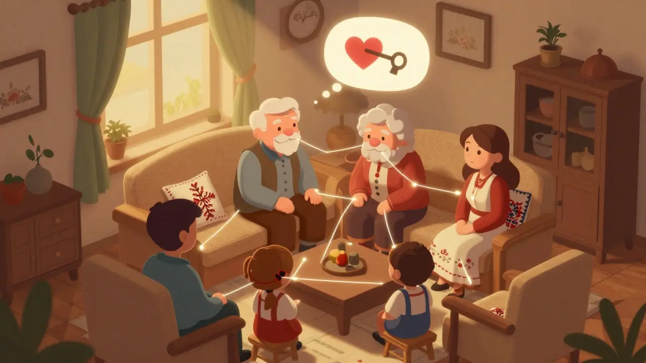 Prarodiče v rodinné terapii: Jak rozšířená rodina ovlivňuje léčbu vztahů