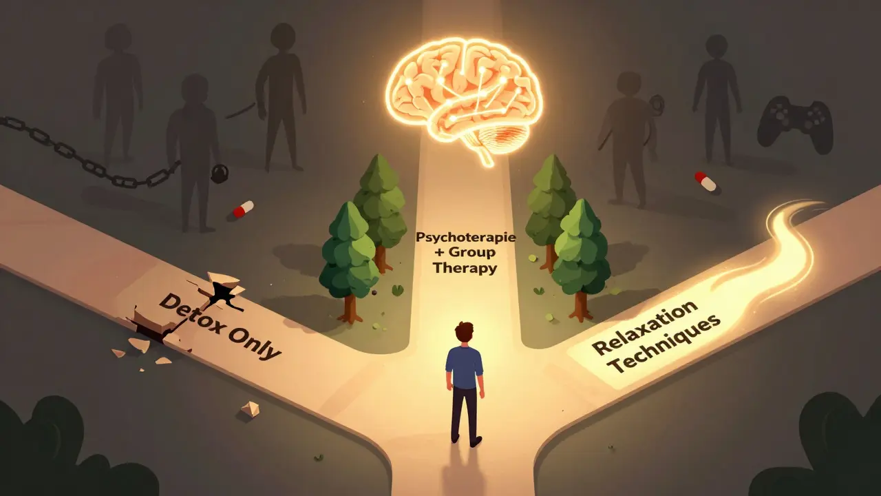 Závislost na drogách a psychoterapie: Co skutečně funguje v adiktologii